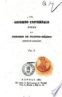 Opere poetiche di Gregorio De Filippis-Delfico, conte di Longano
