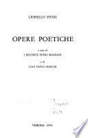 Opere poetiche