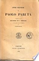 Opere politiche di Paolo Paruta