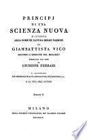 Opere scelte di Giambattista Vico