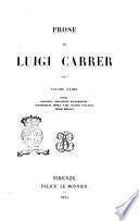 Opere scelte di Luigi Carrer