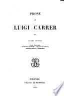 Opere scelte di Luigi Carrer