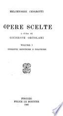 Opere scelte