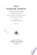 Opere storiche inedite sulla citta di Palermo pubblicate su' manoscritti della Biblioteca comunale