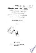 Opere storiche inedite sulla citta di Palermo pubblicate su' manoscritti della Biblioteca comunale