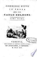 Opere teatrali del sig. avvocato Carlo Goldoni veneziano: con rami allusivi