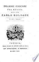 Opere teatrali del sig. avvocato Carlo Goldoni veneziano: con rami allusivi