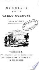 Opere teatrali del Sig. avvocato Carlo Goldoni, Veneziano