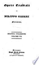 Opere teatrali di Filippo Casari ferrarese