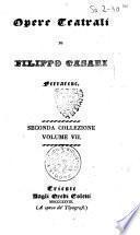 Opere teatrali di Filippo Casari ferrarese