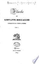 Opere volgari di Giovanni Boccaccio