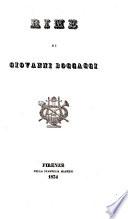 Opere volgari di Giovanni Boccaccio
