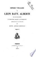 Opere volgari di Leon Batt. Alberti
