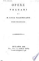 Opere volgari