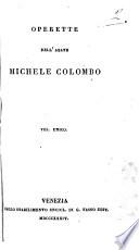 Operette dell'abate Michele Colombo