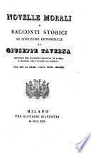 Operette diverse di Giuseppe Taverna per ammaestramento de' fanciulli ora per la prima volta raccolte insieme