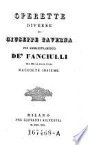 Operette diverse per l'ammaestramento dei fanciulli ora per la prima volta raceotte insieme