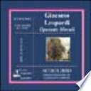 Operette morali. Audiolibro. CD Audio