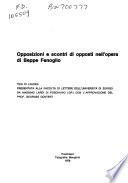 Opposizioni e scontri di opposti nell'opera di Beppe Fenoglio