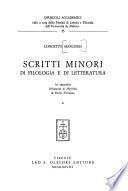 Opuscoli accademici