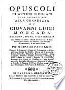 Opuscoli Di Autori Siciliani Tomo ...