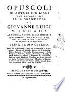 Opuscoli di autori siciliani tomo primo [- ventesimo]