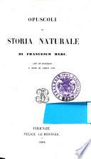 Opuscoli di storia naturale
