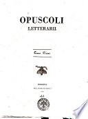 Opuscoli letterari