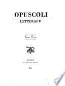 Opuscoli letterarii