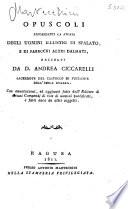 Opuscoli riguardanti la storia degli uomini illustri di Spalato, e di parecchi altri dalmati