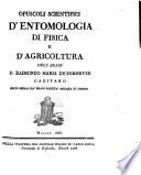 Opuscoli scientifici d'entomologia di fisica e d'agricoltura dell'abate D. Raimondo Maria de-Termeyer gaditano ..