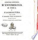 Opuscoli scientifici d'entomologia di fisica e d'agricoltura dell'abate D. Raimondo Maria de-Termeyer gaditano ..