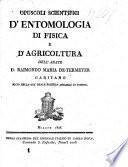 Opuscoli scientifici d'Entomologia, di Fisica e d'Agricoltura
