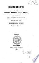 Opuscoli scientifici del conte Giuseppe Mamiani Della Rovere