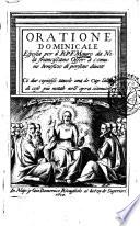 Oratione domenicale esposta per il r.p.f. Mauro da Nola franciscano offerta a comune beneficio di persone diuote