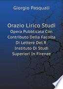 Orazio Lirico Studi