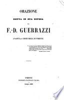 Orazione detta in sua difesa