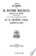 Orazione in morte di Davide Magagna