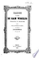 Orazione in onore di San Vigilio vescovo e martire detta nella Cattedrale di Trento dal sacerdote G. B. Zanella il 26 giugno 1845