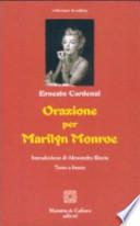 Orazione per Marilyn Monroe. Ediz. italiana e spagnola