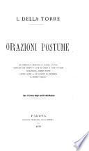Orazioni postume