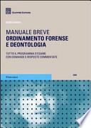 Ordinamento forense e deontologia