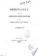 Ordinanza della Amministrazione militare del Regno delle Due Sicilie [del 29 giugno 1824]