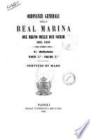 Ordinanze generali della real Marina del regno delle Due Sicilie del 1818