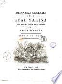 Ordinanze generali della real Marina del regno delle Due Sicilie