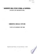 Ordine degli studi