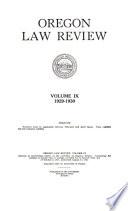 Oregon Law Review