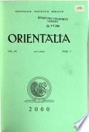 Orientalia
