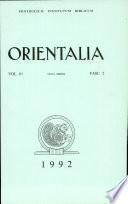 Orientalia