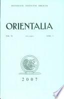 Orientalia
